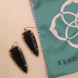 Skyler Black and Gold Earrings